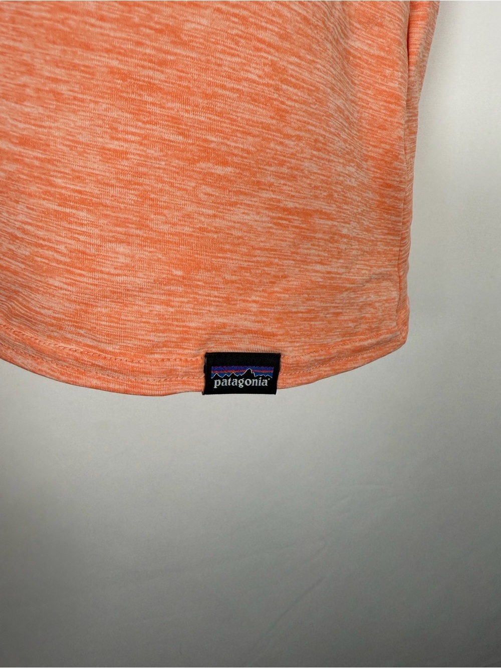 Patagonia Capilene Cool Daily UPF Orange Heather Trail Running Graphic Tee - Picture 3 of 8
